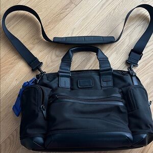 Tumi Black Briefcase/Laptop Bag